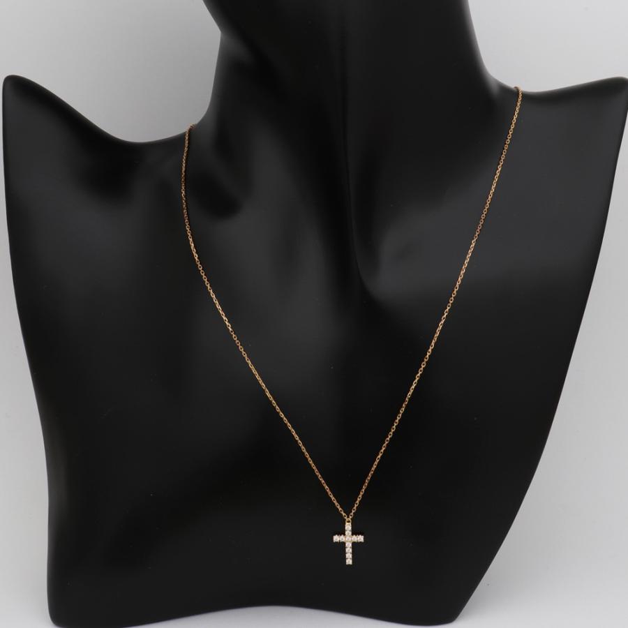 新品仕上げ済 カルティエ Cartier シンボルクロス ダイヤ ネックレス K18ピンクゴールド ダイヤモンド 9019 Ce Cross Nec 9019 藤野質店 Y Shop 通販 Yahoo ショッピング
