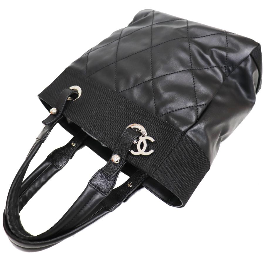 CHANEL（シャネル） (美品) パリビアリッツ トート PMナイロン レザー
