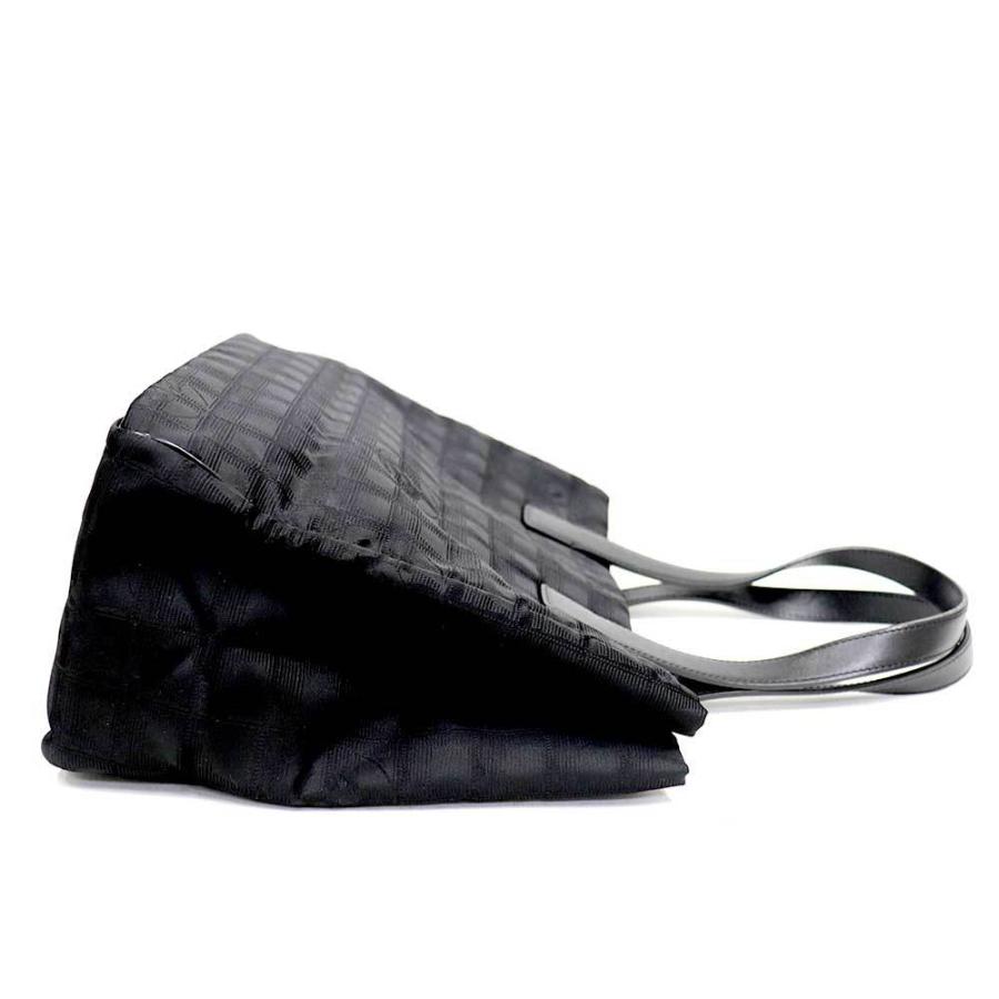 美品　シャネル　ニュートラベル　トート　ショルダーバッグ　ナイロン　黒　　ココ fujino-y-shop_ch-8186-2021738