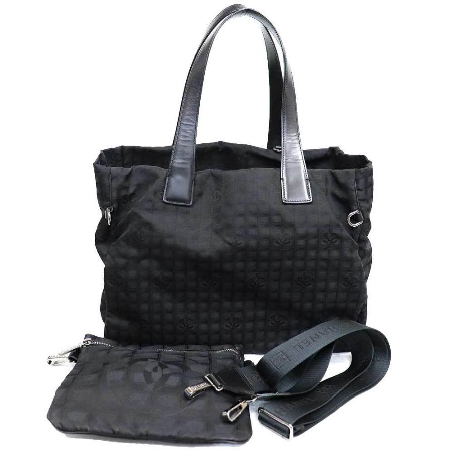 ニュートラベルライン シャネル CHANEL トートバッグ ポーチ付き ニュートラベルライン シャネル CHANEL トートバッグ ポーチ付き