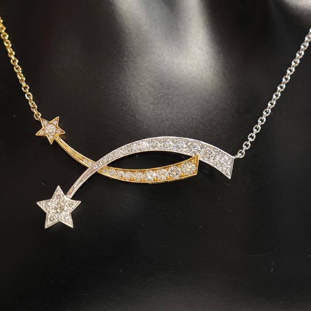 CHANEL ネックレス　星　コメット　シャネル CHANEL - シャネル CHANEL ネックレス コメット シューティング
