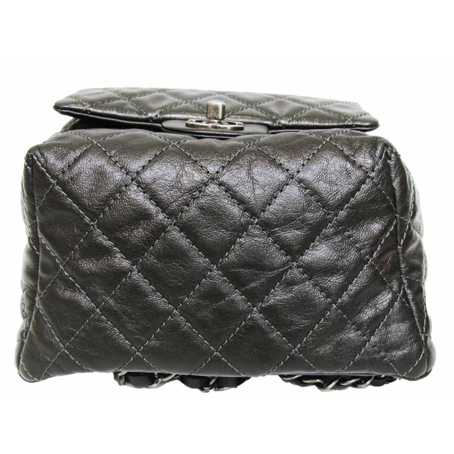 CHANEL 未使用 シャネル マトラッセ チェーン リュック レザー