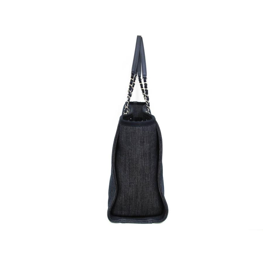 マトラッセ 【美品】シャネル CHANEL ドーヴィル チェーントートバッグ