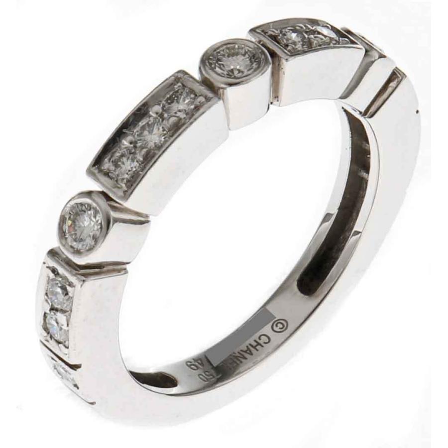 シャネルリング CHANEL (新品仕上げ済)シャネル ダイヤ リング 指輪 #49 9号 K18