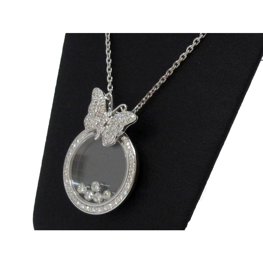 【期間限定出品】ショパール Chopard ハッピーダイヤ ネックレス Chopard ショパール ハッピーダイヤネックレス 蝶 8883 : 藤野質店 Y