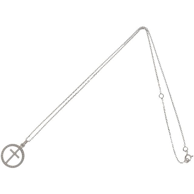 CHAUMET ショーメ アクロシュクール クロスネックレス K18 WG