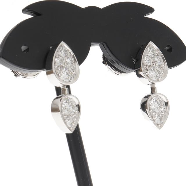 chaumet ジョゼフィーヌ　エグレットイヤリング　WG ジョゼフィーヌ」コレクション エグレット イヤリング ホワイト