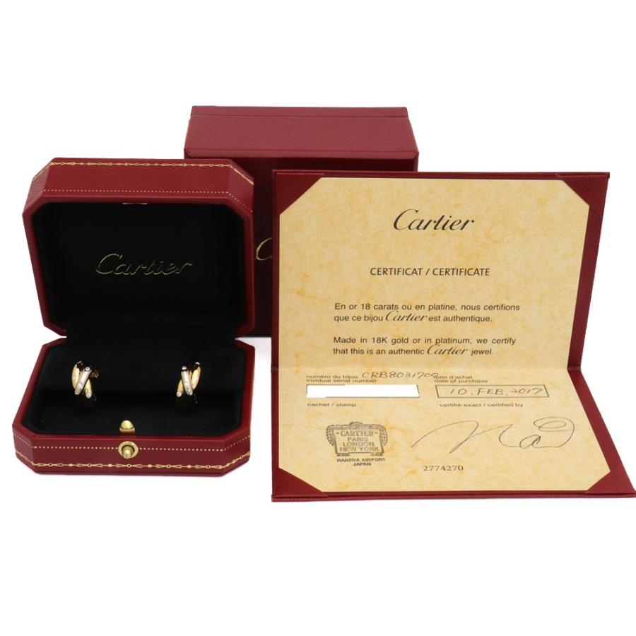 保証書付き Cartier カルティエ トリニティ ピアス 750 保証書付き Cartier カルティエ トリニティ ピアス 750 Cartier