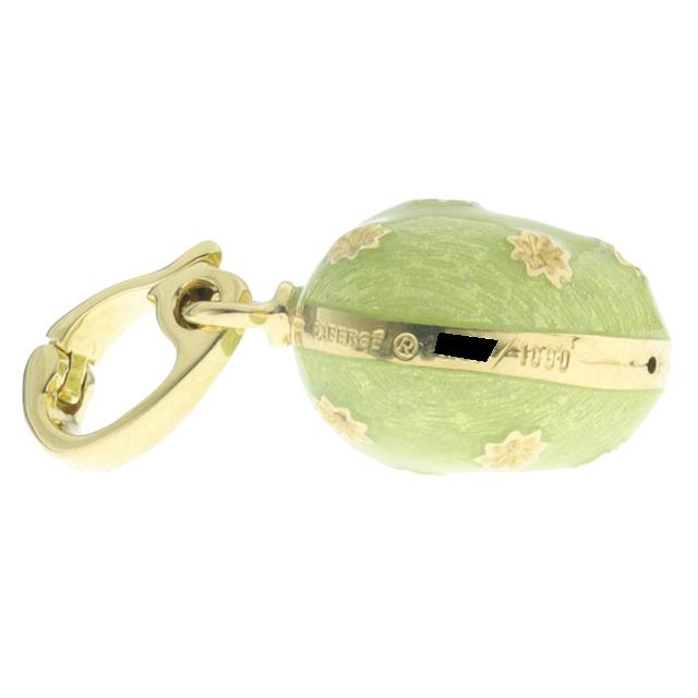 ファベルジェ FABERGE エナメル ハート ペンダントトップ K18 YG