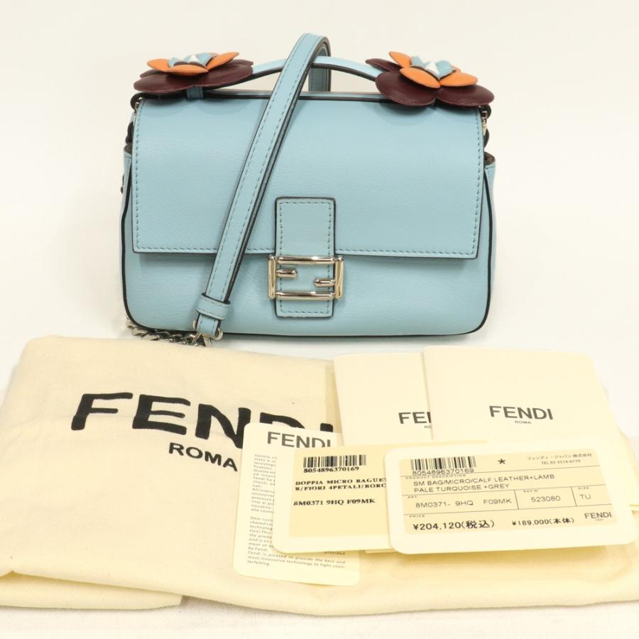 BAGUETTE (美品) フェンディ FENDI ダブル マイクロバケット BAGUETTE (美品) フェンディ FENDI ダブル マイクロバケット