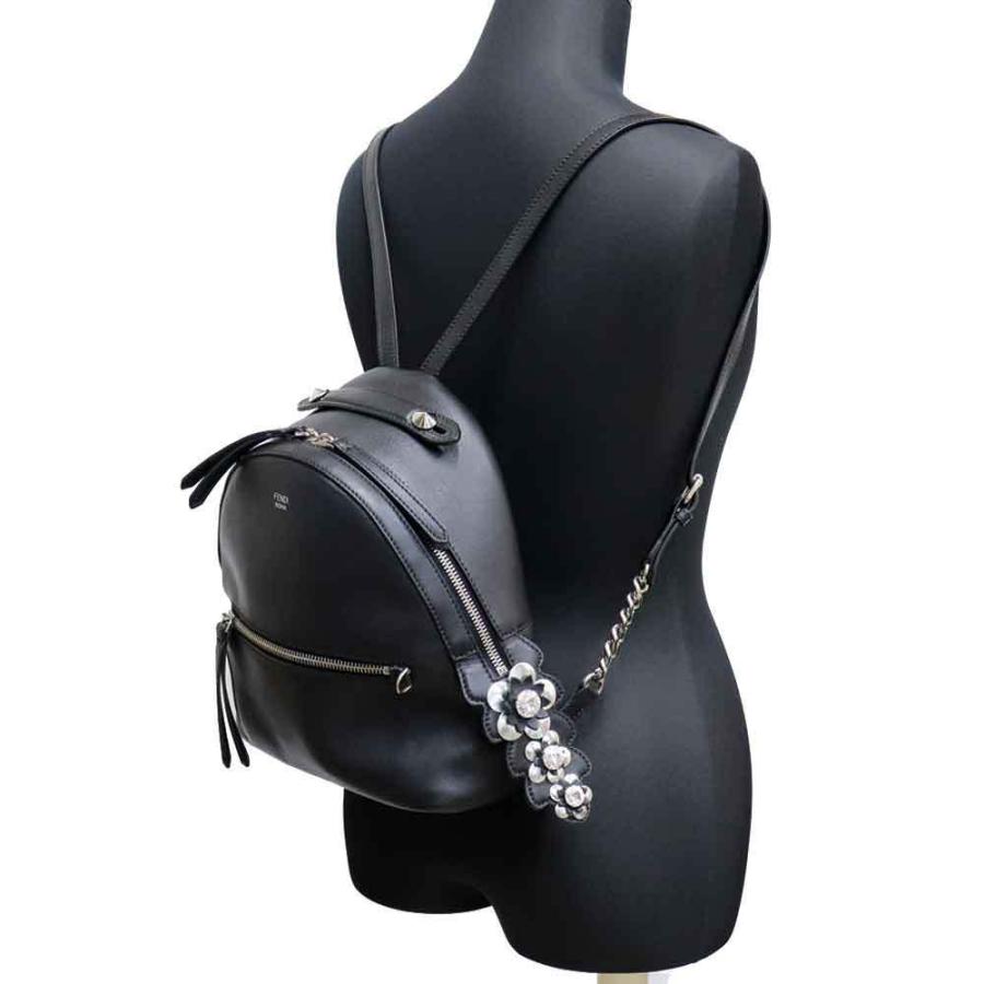 FENDI（フェンディ） レザー リュック バックパック 黒 ブラック