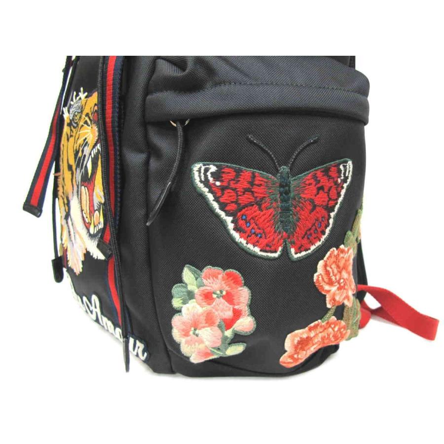 GUCCI グッチ エンブロダリー アップリケ リュック バックパック GUCCI グッチ エンブロダリー アップリケ リュック バックパック