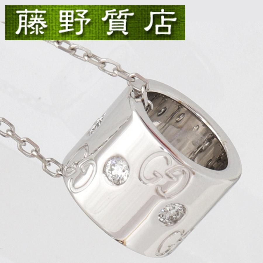 極美品‼️GUCCI GGアイコンチェーンネックレス ダブルG (美品) グッチ GUCCI アイコン ネックレス ペンダント GG K18