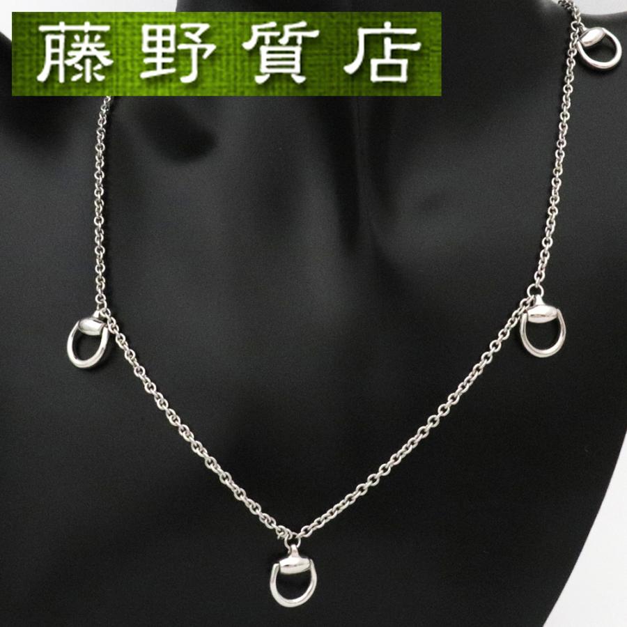 GUCCI（グッチ） (美品) ホースビット ネックレス K18 WG 馬具