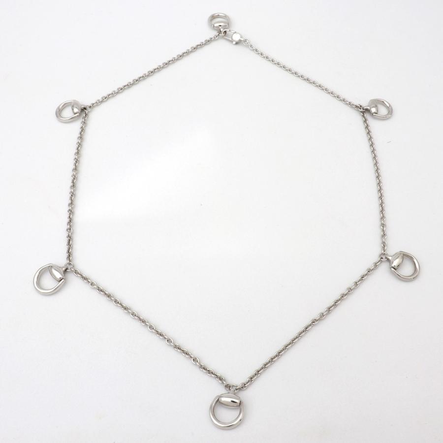 GUCCI（グッチ） (美品) ホースビット ネックレス K18 WG 馬具