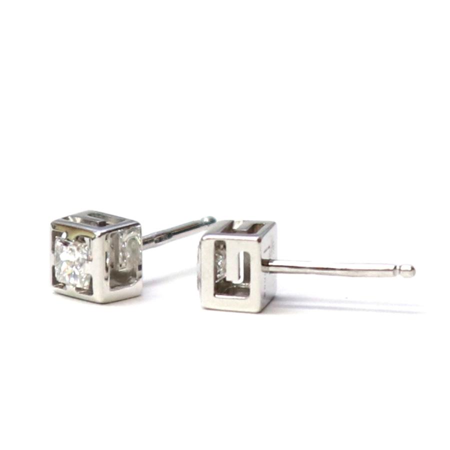 Gucci グッチ ダイヤモンドピアス GUCCI グッチ GG フローラ ダイヤモンド ピアス K18ホワイト