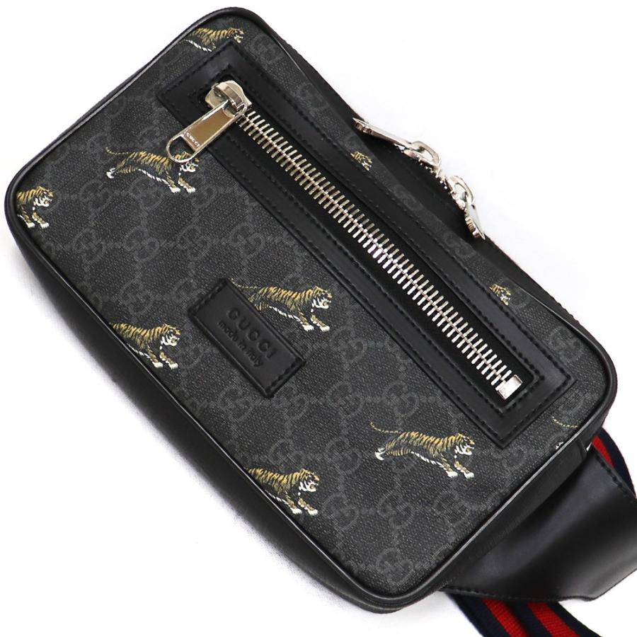 美品 GUCCI グッチ タイガー GGスプリーム ベルトバック ボディ 美品 GUCCI グッチ タイガー GGスプリーム ベルトバック ボディ