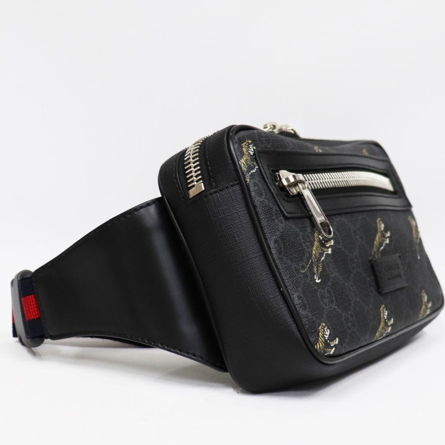 GUCCI（グッチ） 美品 ソフト GGスプリーム タイガー ベルトバッグ