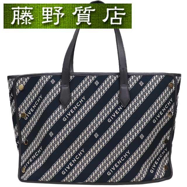 GIVENCHY（ジバンシィ） （美品）ジバンシー ボンド ロゴ トートバッグ 