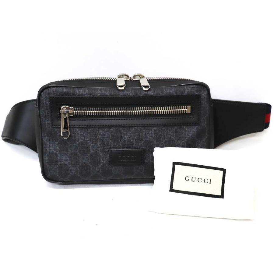 GG (未使用) グッチ GUCCI ベルト バッグ ボディ ソフト GGスプリーム
