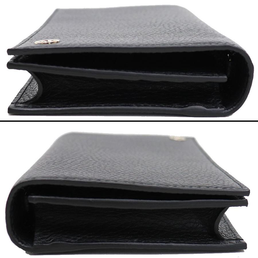 GUCCI (未使用品) グッチ 2Wayチェーンウォレット レザー 黒