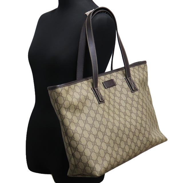 GG グッチ GUCCI トート バッグ ショルダー 211137 ベージュ GG グッチ GUCCI トート バッグ ショルダー 211137 ベージュ