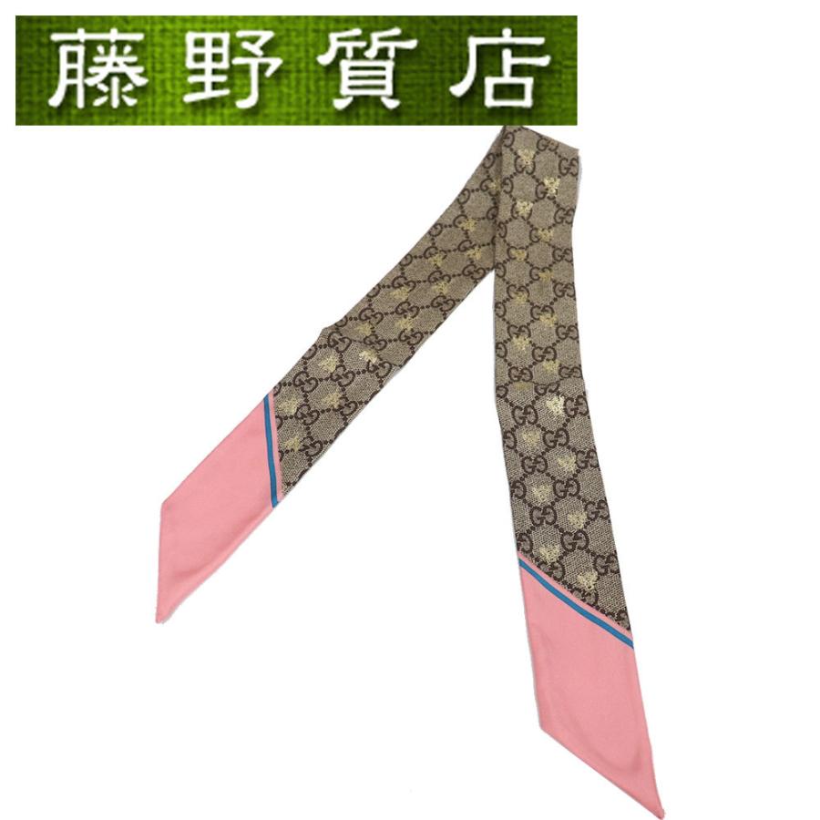 グッチ　GUCCI　ネックボウ　リボンスカーフ　gg　ビー　ハチ　シルク グッチ GUCCI ネックボウ リボンスカーフ gg ビー ハチ シルク