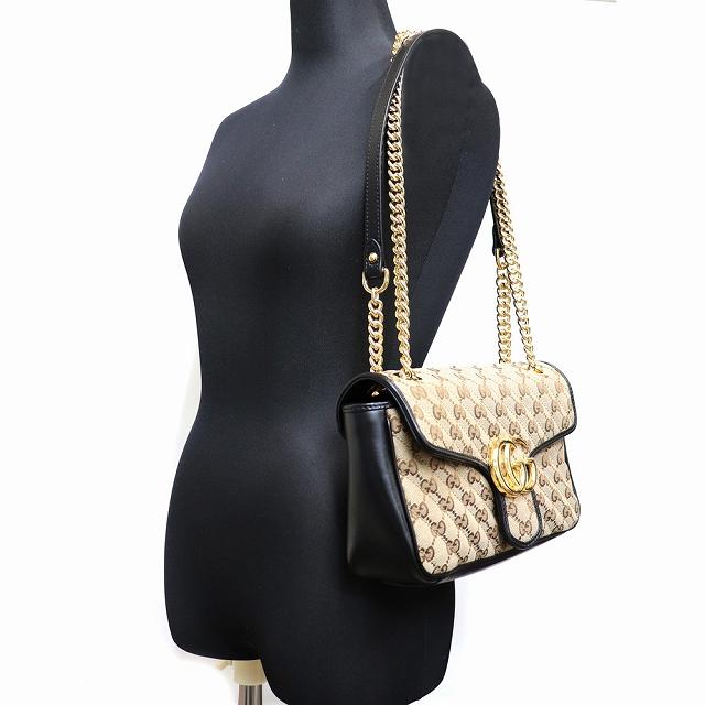 ダブルG グッチ GUCCI .GGマーモントスモールショルダーバック
