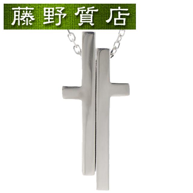 GUCCI（グッチ） (新品仕上げ済) セパレート クロス ネックレス K18 WG