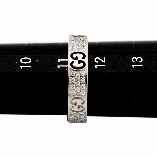 GG (美品) グッチ GUCCI アイコン リング スターダスト パヴェ GG (美品) グッチ GUCCI アイコン リング スターダスト パヴェ