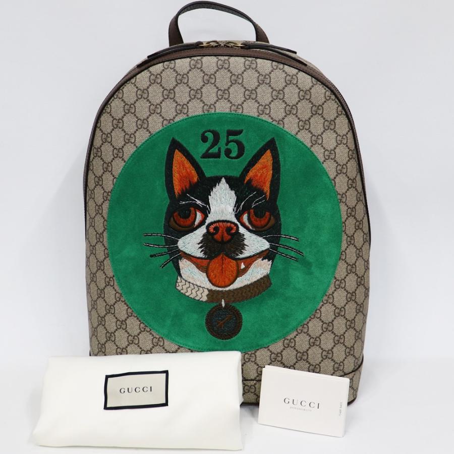 未使用 グッチ Gucci ボスコパッチ バックパック Ggスプリーム グリーン 犬刺繍 リュック 8139 Gucci 8139 藤野質店 Y Shop 通販 Yahoo ショッピング