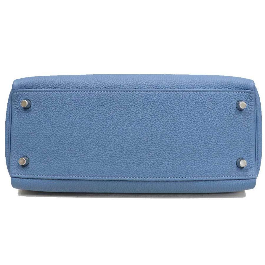 Kelly （美品）エルメス HERMES ケリー28 KELLY 内縫い アズール