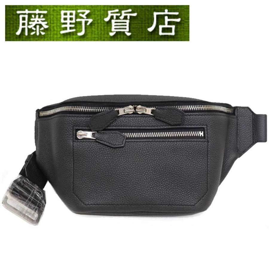 シティスライドPM エルメス　HERMES エルメス HERMES シティスライドPM Z刻印 ブラック/ネイビー/SV金具