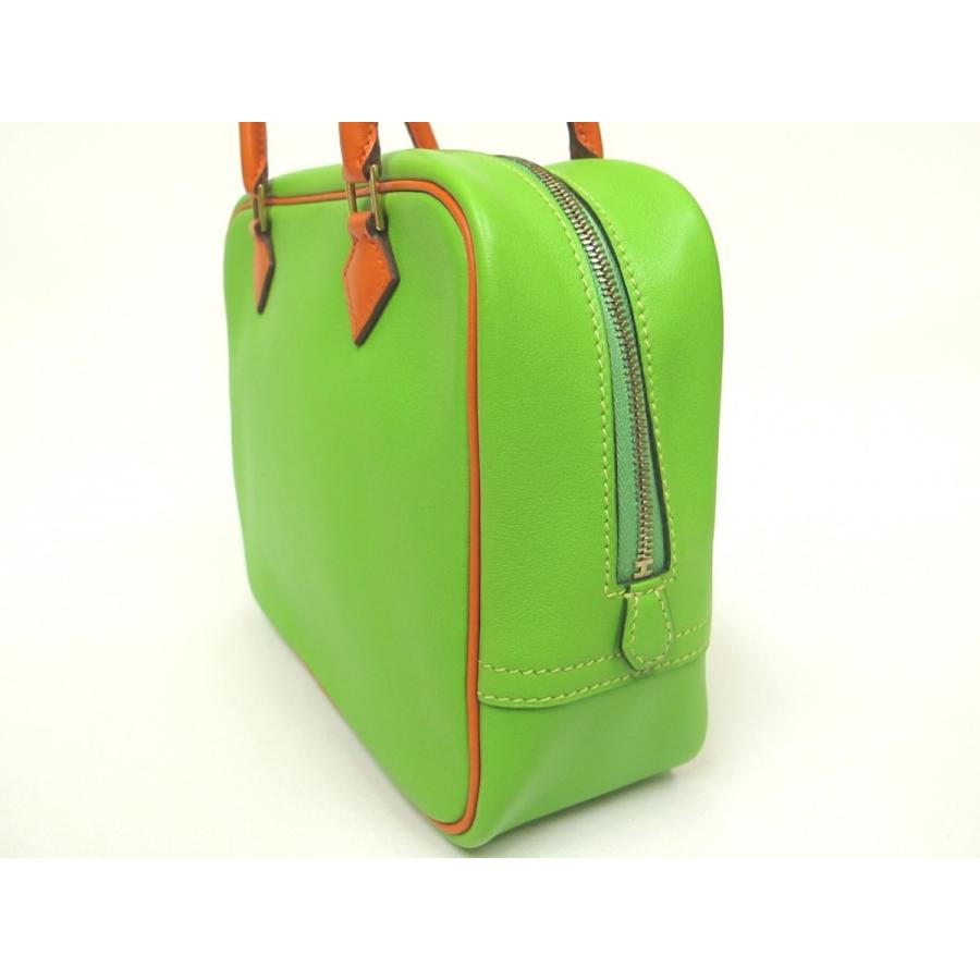 HERMES エルメス HERMES ミニプリュム アップルグリーン