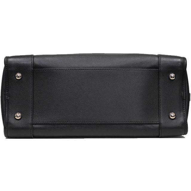 人気 LOEWE アマソナ 36 ブラックレザー ハンドバッグ ロック付き 人気 LOEWE アマソナ 36 ブラックレザー ハンドバッグ ロック