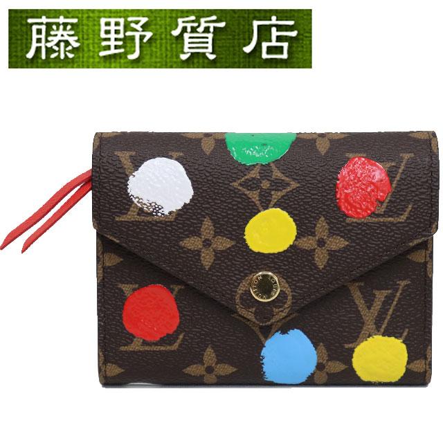 LOUIS VUITTON × 草間彌生 ポルトフォイユ ヴィクトリーヌ 正規品 ポルトフォイユ・ヴィクトリーヌ （美品）ルイヴィトン LOUIS VUITTON