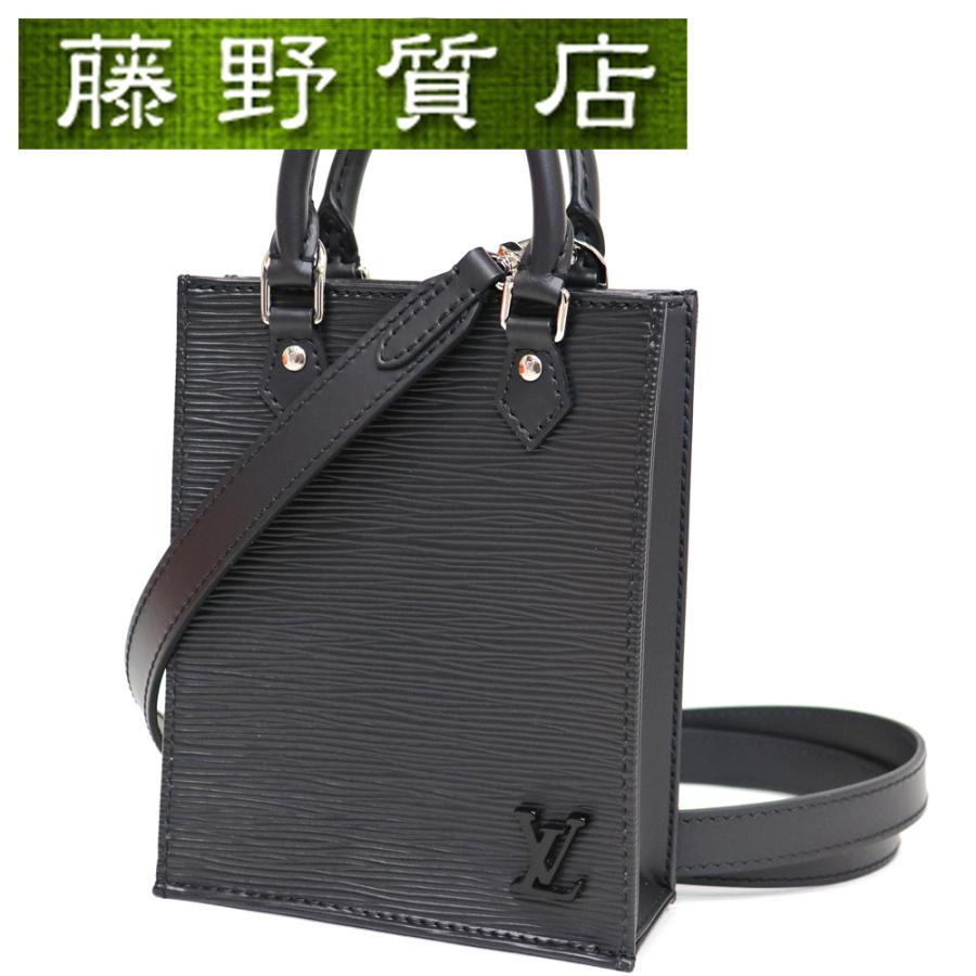 （美品）ルイヴィトン LOUIS VUITTON プティット サックプラ ショルダー 斜め掛け エピ 黒 ノワール M69441 8094