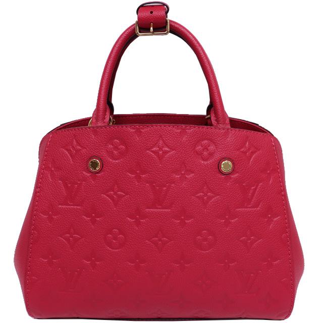 ルイヴィトン LOUIS VUITTON モンテーニュ BB アンプラント 赤系 M43730 2way ショルダー 8151｜fujino-y-shop｜02