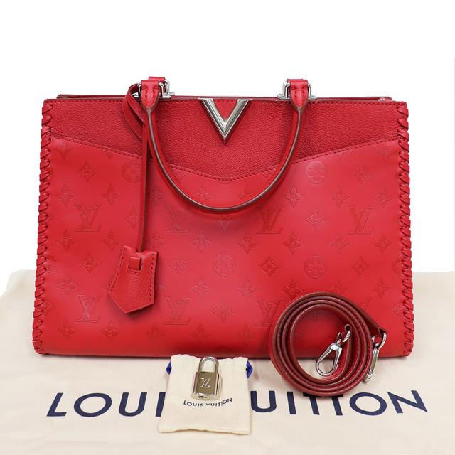 ルイヴィトン LOUIS VUITTON ヴェリージップ トート バッグ モノグラムレザー ルビー M54146 2way ショルダー 8197｜fujino-y-shop｜10