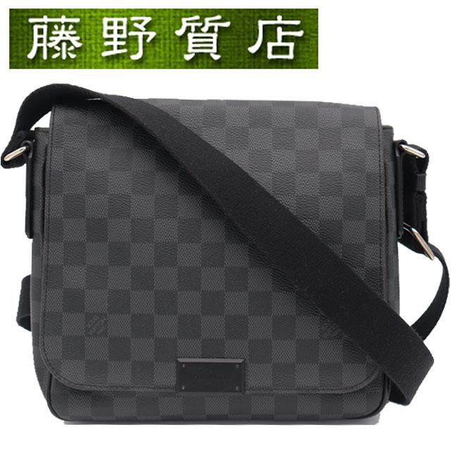 限定♪ ルイヴィトン ダミエ ラティテュード ディストリクトPM ショルダー 黒 ディストリクト（LOUIS VUITTON） ルイヴィトン LOUIS VUITTON