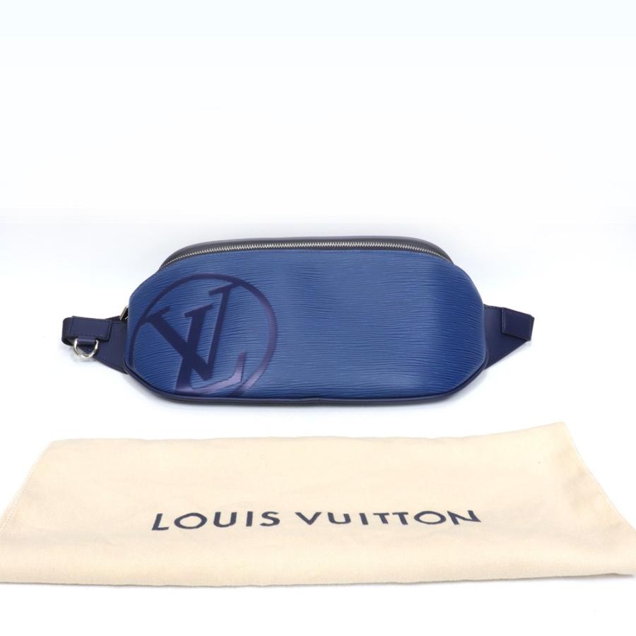 美品】ルイヴィトン LOUIS VUITTON バムバッグ エピ×ブルー 美品】ルイヴィトン LOUIS VUITTON バムバッグ エピ×ブルー