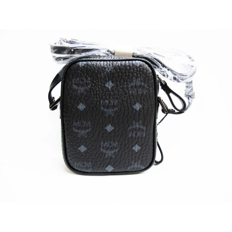 MCM（エムシーエム） 斜め掛けショルダーバッグ PVC 黒 BK001 8326