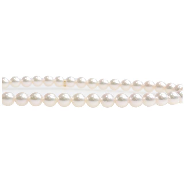 MIKIMOTO (美品)ミキモト パール ネックレス K18 イエロー MIKIMOTO (美品)ミキモト パール ネックレス K18 イエロー
