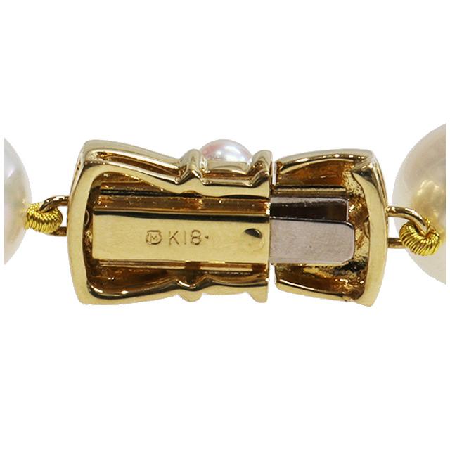 MIKIMOTO (美品)ミキモト パール ネックレス K18 イエロー MIKIMOTO (美品)ミキモト パール ネックレス K18 イエロー