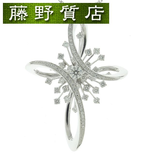 新品仕上げ済）ミキモト MIKIMOTO ダイヤ ネックレス K18 WG ホワイト 