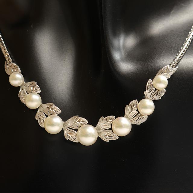 現行品　 ミキモト mikimoto パール ネックレス　　上品 MIKIMOTO パールネックレス ミキモト Mチャーム 箱 5.5mm〜6.0mm