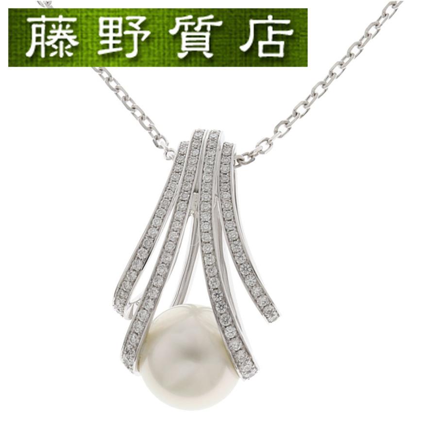 MIKIMOTO (新品仕上げ済)ミキモト パール ダイヤ ネックレス MIKIMOTO (新品仕上げ済)ミキモト パール ダイヤ ネックレス