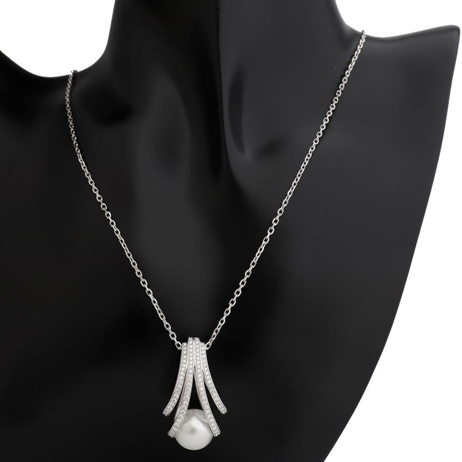 MIKIMOTO (新品仕上げ済)ミキモト パール ダイヤ ネックレス MIKIMOTO (新品仕上げ済)ミキモト パール ダイヤ ネックレス