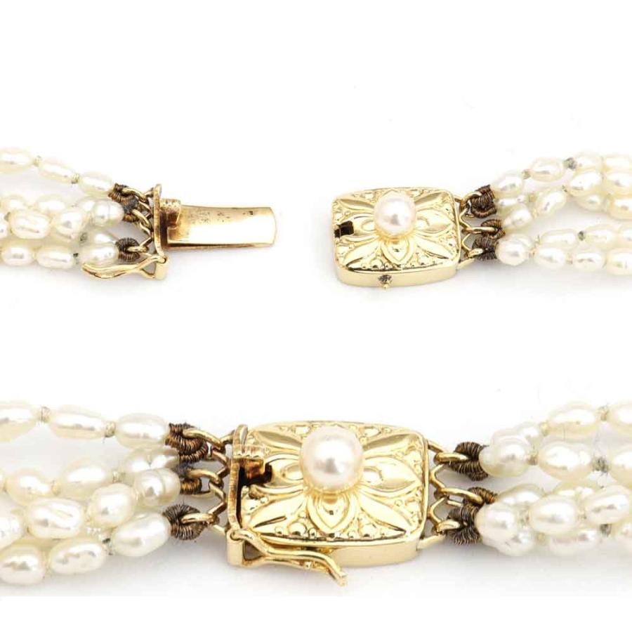 MIKIMOTO (新品仕上げ済)ミキモト MIKIMOTO ケシパール5連 MIKIMOTO (新品仕上げ済)ミキモト MIKIMOTO ケシパール5連