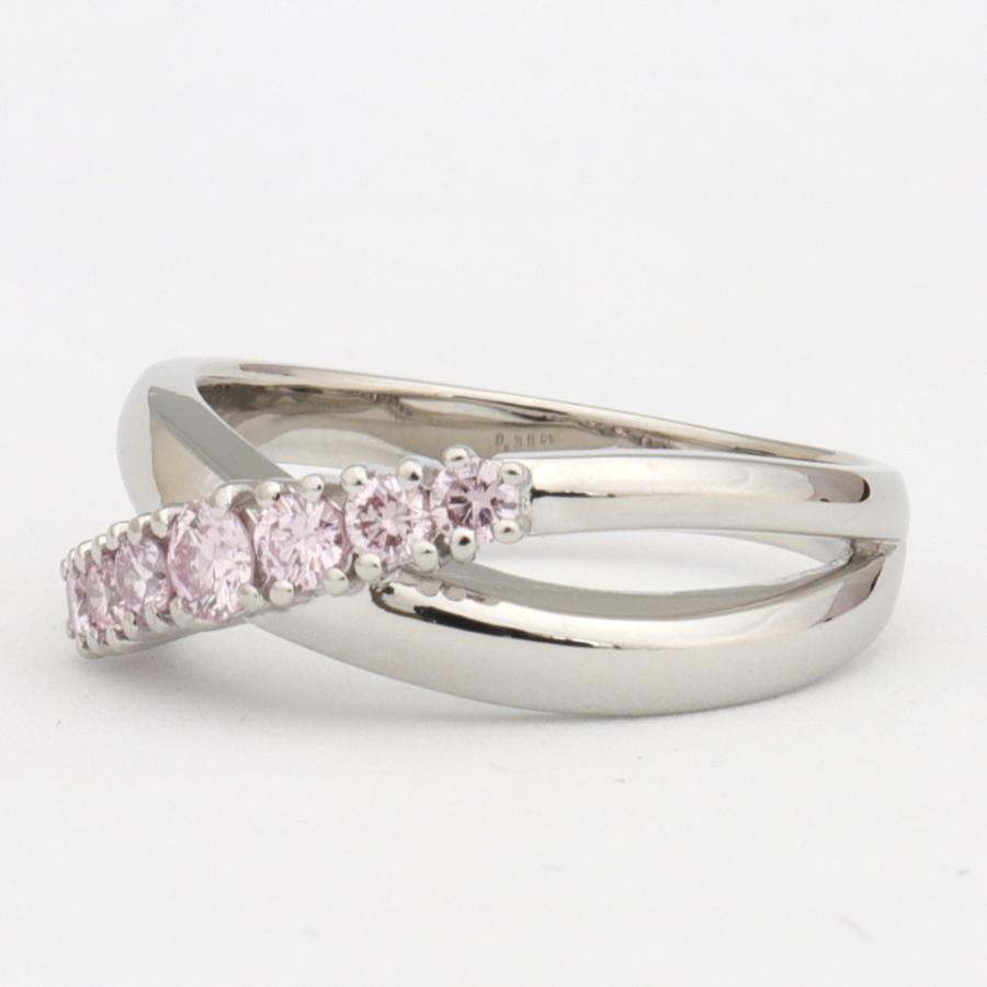 新品仕上げ済) ミキモト MIKIMOTO ピンク ダイヤモンド リング 指輪 新品仕上げ済) ミキモト MIKIMOTO ピンク ダイヤモンド リング 指輪